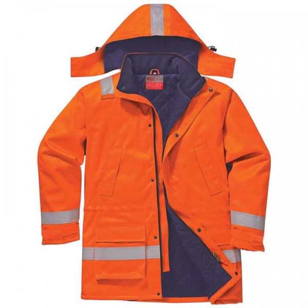 TUNK AS+FR téli kabát narancssárga