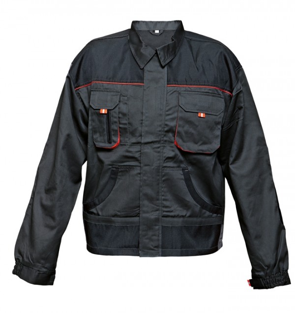 FF BE-01-002 kabát fekete/piros