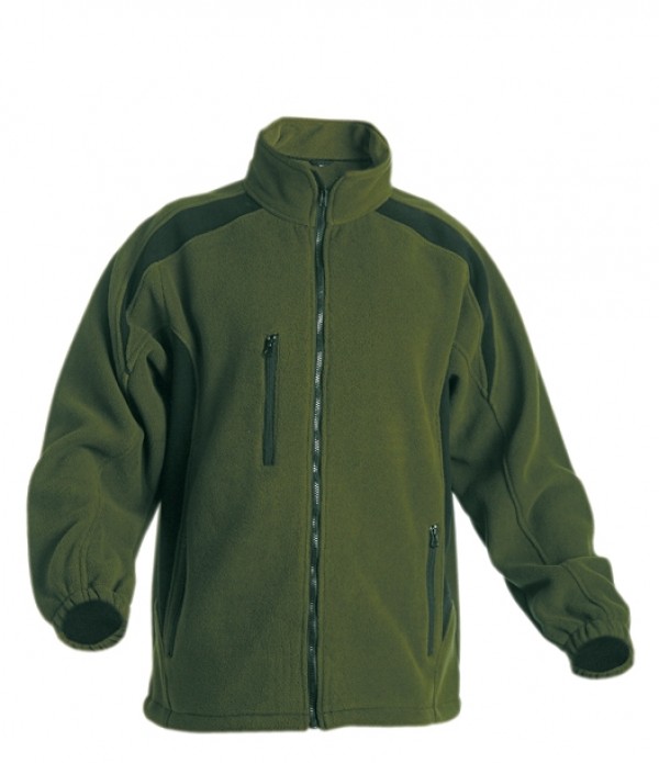 TENREC polár kabát zöld/fekete