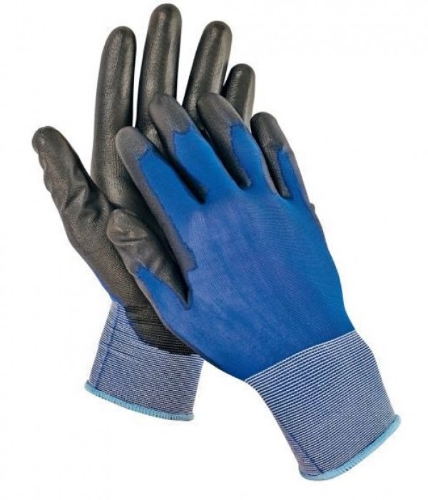 SMEW fekete kesztyű nylon-1 kék/fekete
