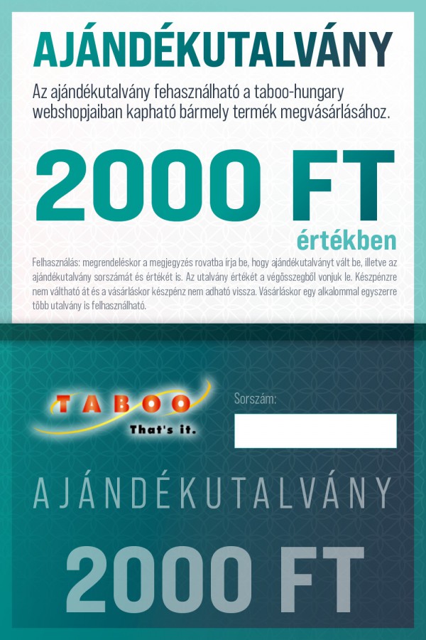Ajándék Utalvány 2000