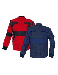 MAX kabát 260 g/m2 piros/fekete