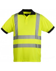 HI-VIZ FÉNYVISSZAVERŐ PÓLÓ SÁRGA_M