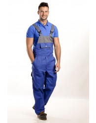 Kék-szürke színű férfi kantáros nadrág, 300g 