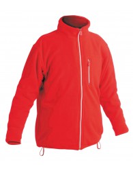 KARELA polár kabát piros