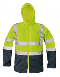EPPING kabát fényvisszave sárga/navy