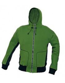 STANMORE pulóver kapucnival zöld