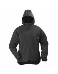 SVANEKE softshell/nylon kabát fekete